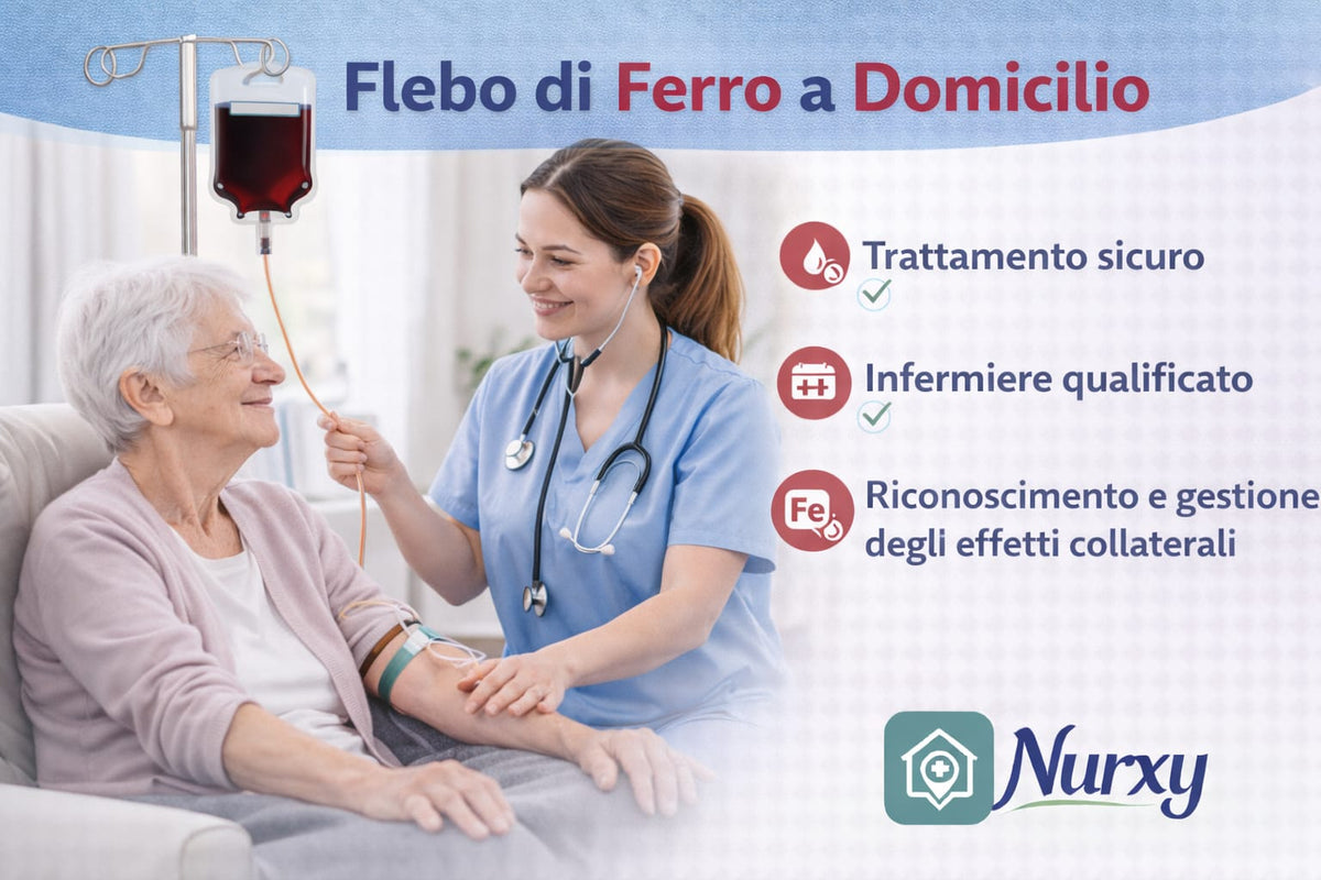 Le flebo di ferro si possono fare a casa?