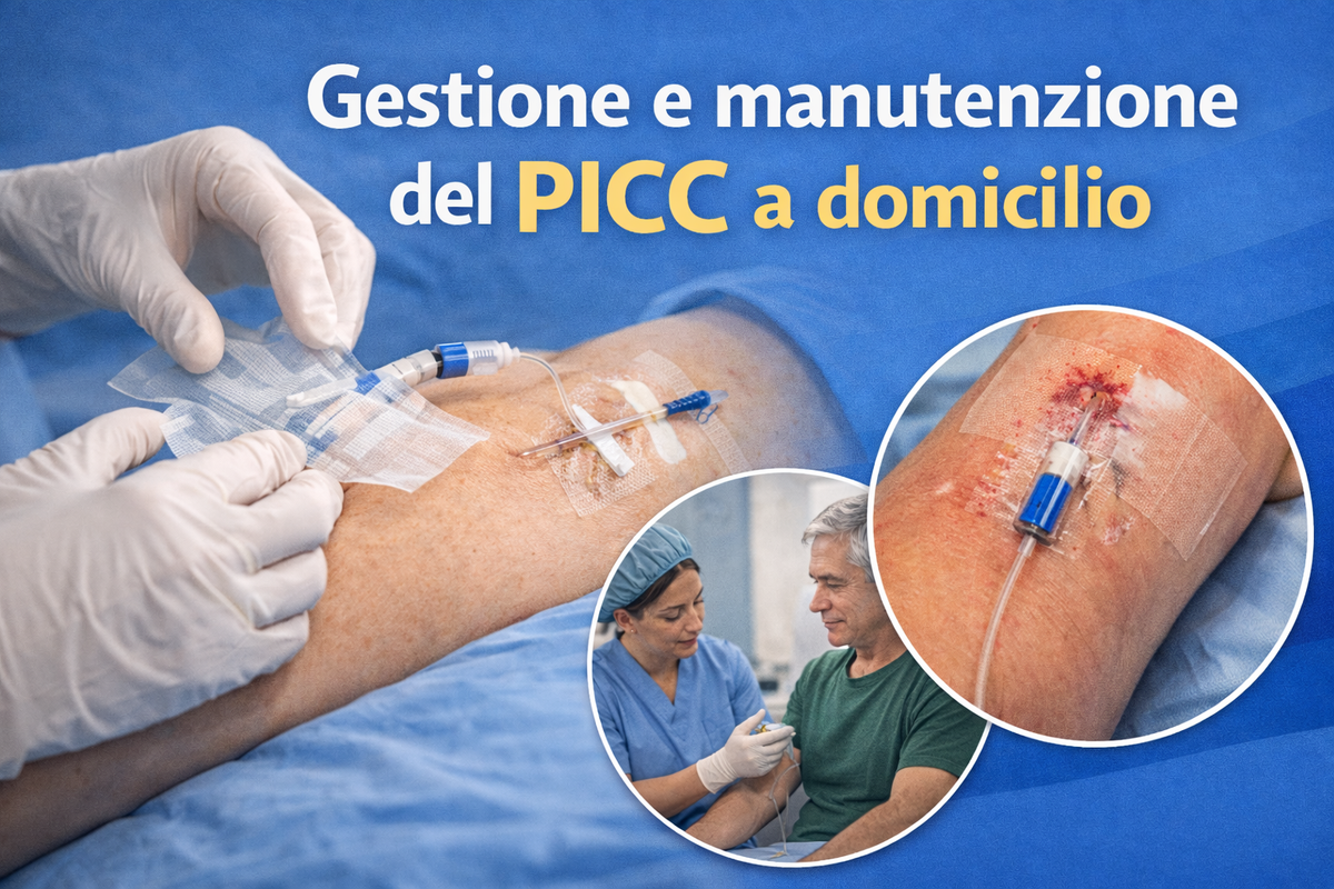 Gestione e manutenzione del PICC a domicilio