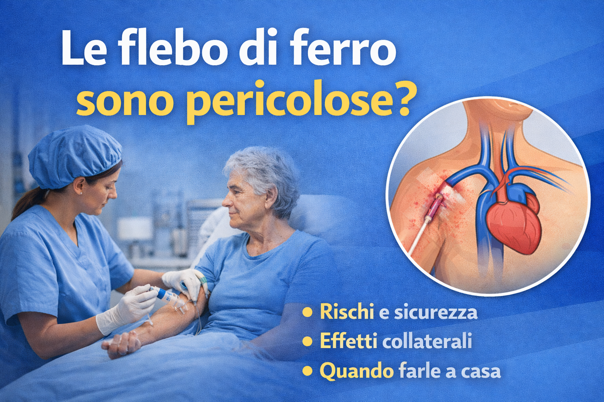 Le flebo di ferro sono pericolose? Rischi, sicurezza ed effetti collaterali