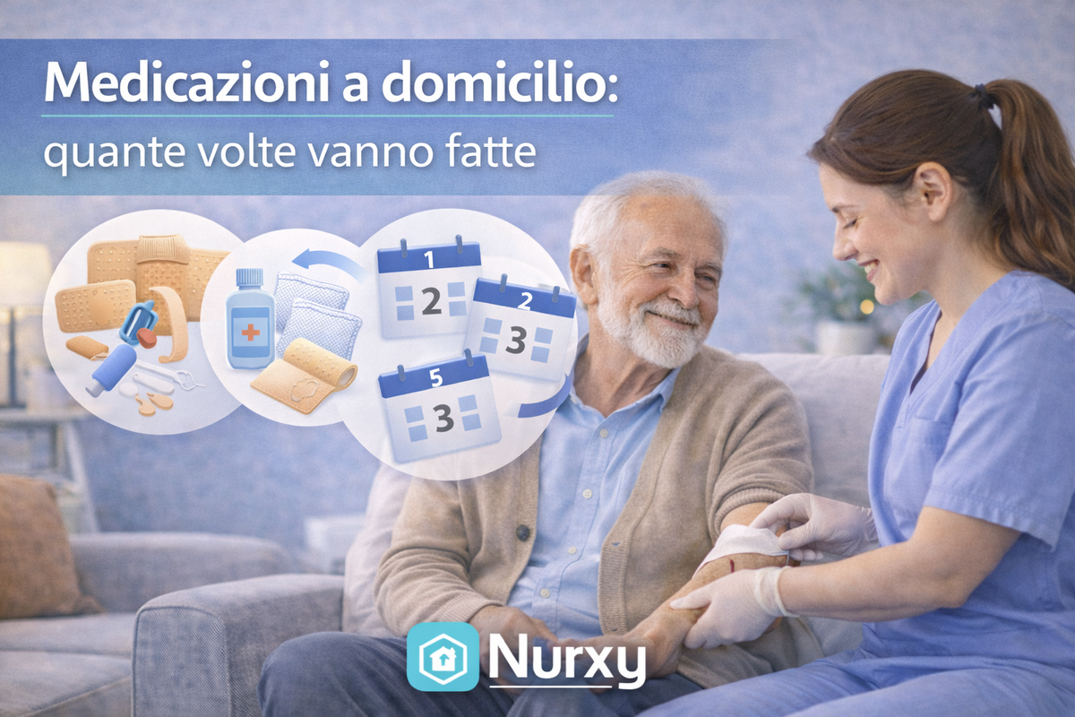 Medicazioni a domicilio: quante volte vanno fatte