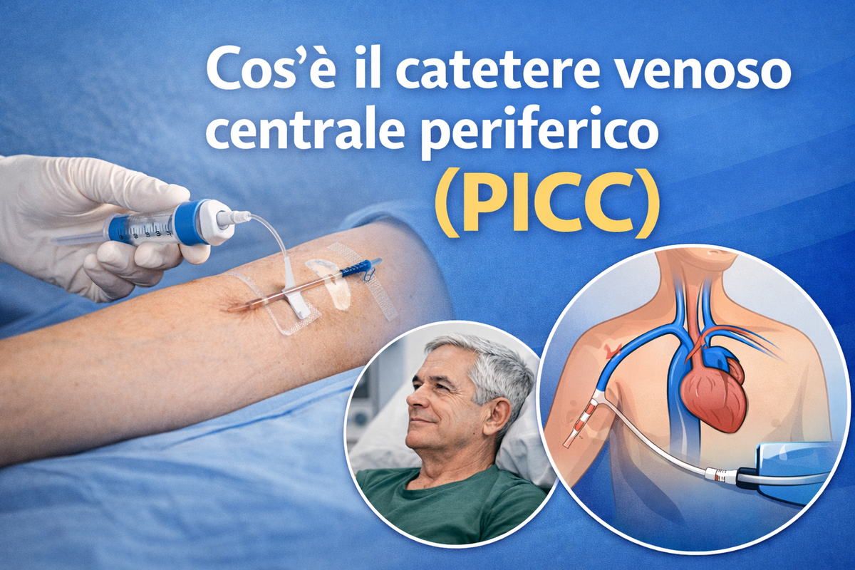 Cos’è il catetere venoso centrale periferico (PICC)