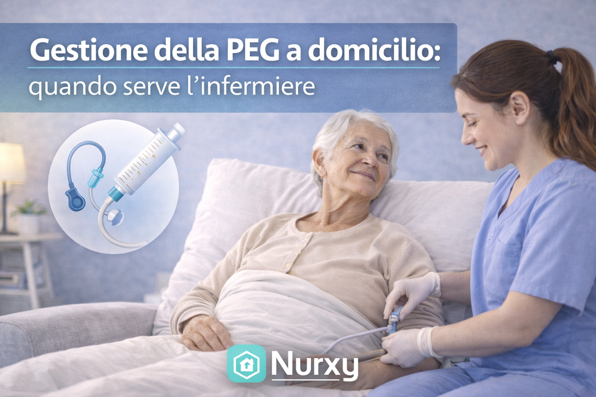 Gestione della PEG a domicilio: quando serve l’infermiere