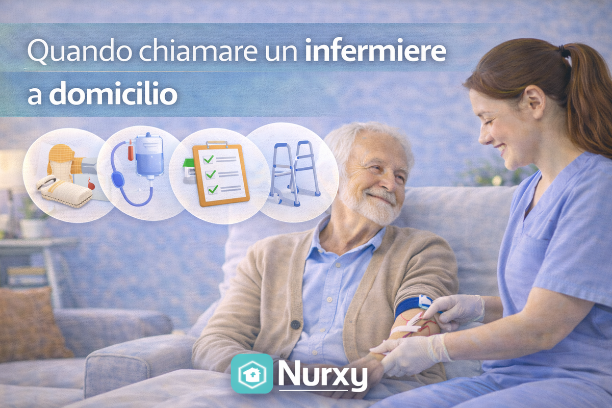 Quando chiamare un infermiere a domicilio