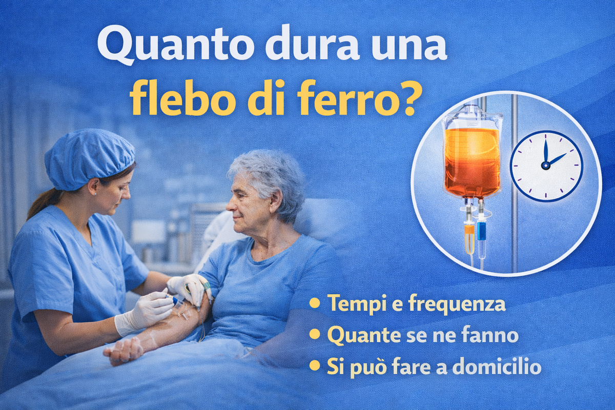 Quanto dura una flebo di ferro?